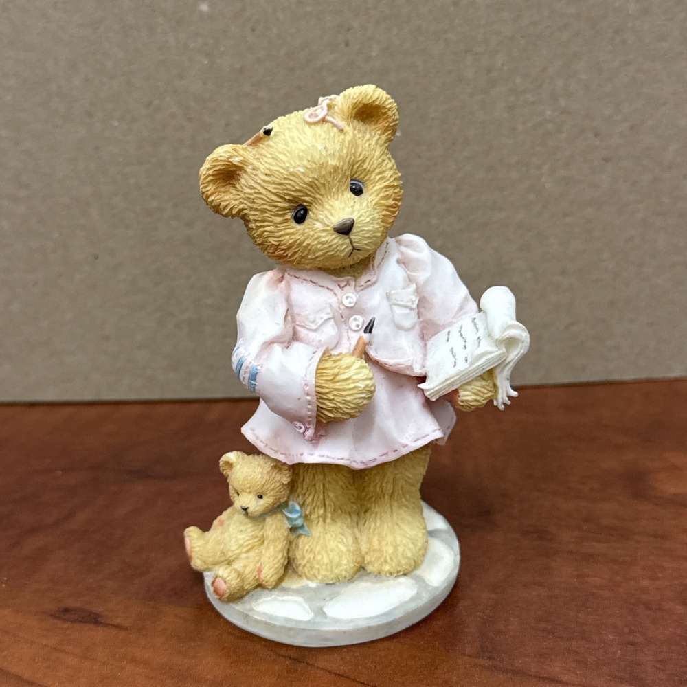Cherished Teddies Hilary Hugabear 1995 Membears Only Figurine